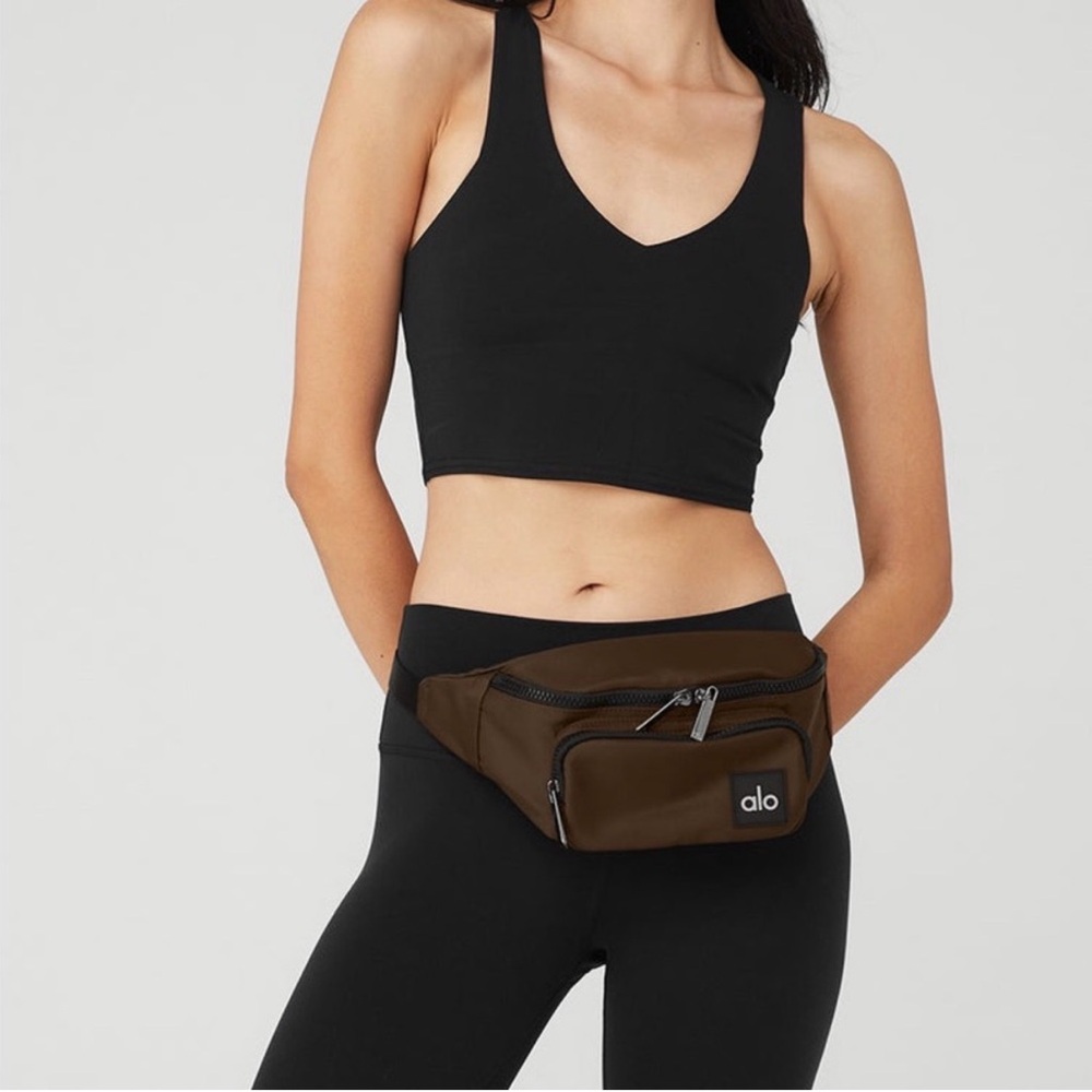 NEW Alo Espresso Brown Waist Bag / Fanny Pack
